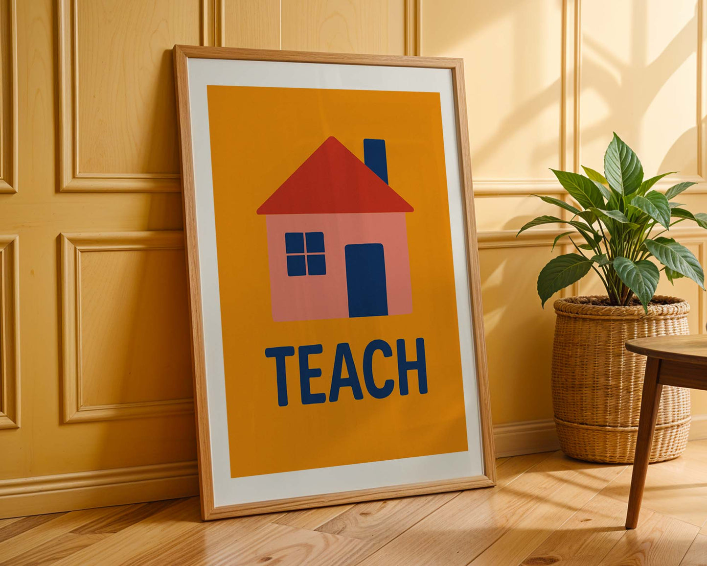 Teach / House Gaeilge Nursery Print