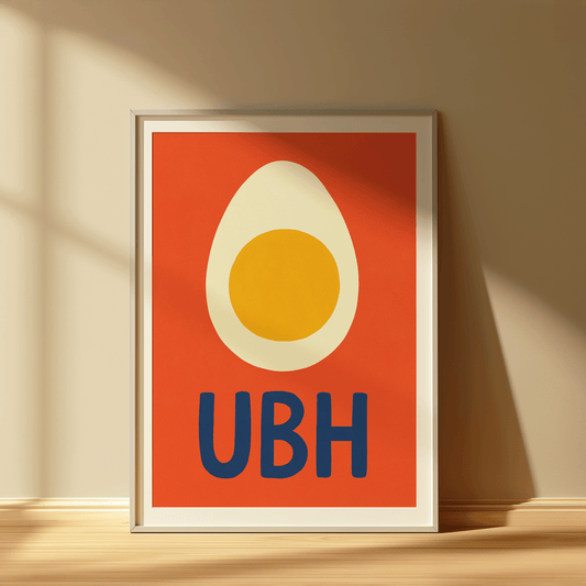 Ubh / Egg Gaeilge Nursery Print